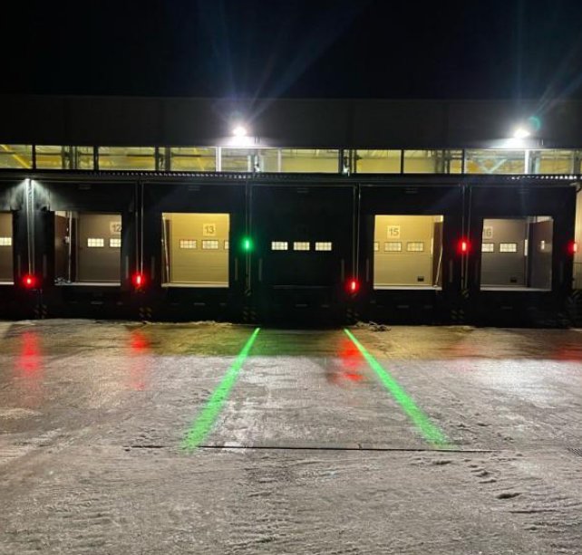 Quais de nuit feux rouge vert